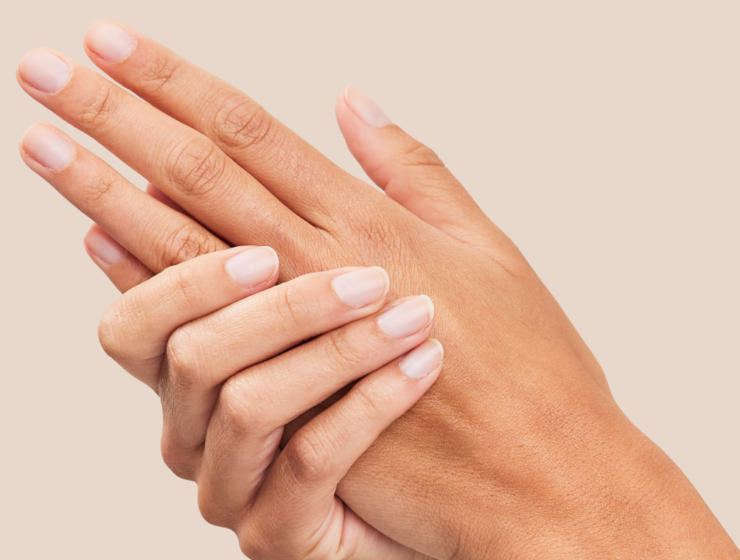 uñas cuidadas y sin manicura